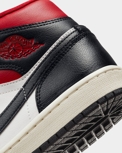 Jordan Women's Air Jordan 1 Mid "Gym Red" Black/Gym Red