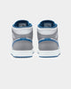 Jordan Air Jordan 1 Mid "True Blue" Cement Grey/White-Blue