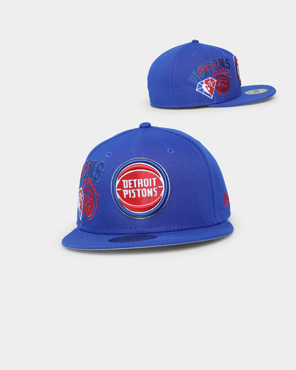 New Era Detroit Pistons NBA Back-Half '21-'22 59FIFTY Fitted Medium Blue