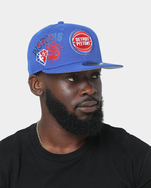 New Era Detroit Pistons NBA Back-Half '21-'22 59FIFTY Fitted Medium Blue