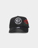 New Era Brooklyn Nets 'Rose Emblem' 9FORTY A-Frame Snapback Black/Rose