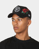 New Era Brooklyn Nets 'Rose Emblem' 9FORTY A-Frame Snapback Black/Rose