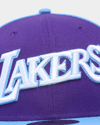 New Era Los Angeles Lakers 'NBA Authentics City Edition' 59FIFTY Fitted Purple