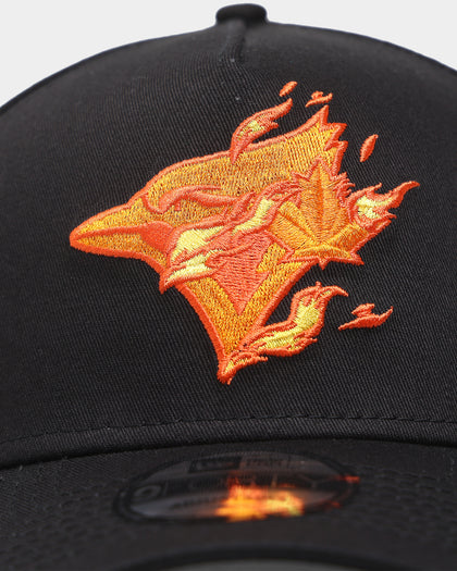 New Era Toronto Blue Jays 'Flamin' Hot' 9FORTY A-Frame Snapback Black/Flame