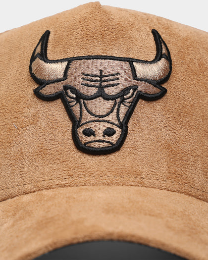 New Era Chicago Bulls 'Winter Wheat Suede' 9FORTY K-Frame Strapback Wheat
