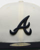 New Era Atlanta Braves 1995 'Off White 2-Tone World Series Patch' 59FIFTY Fitted Chrome White/OTC