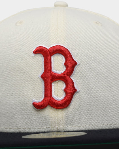New Era Boston Red Sox 2004 'Off White 2-Tone World Series Patch' 59FIFTY Fitted Chrome White/OTC