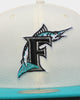 New Era Florida Marlins 1997 'Off White 2-Tone World Series Patch' 59FIFTY Fitted Chrome White/OTC