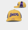 Mitchell & Ness Los Angeles Lakers XL Short Hook Classic Red Snapback Yellow