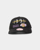 Mitchell & Ness Los Angeles Lakers '1991 NBA Champions' Deadstock Snapback Black