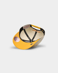 Mitchell & Ness Los Angeles Lakers 'Vintage Cream' Pro Crown Snapback Cream