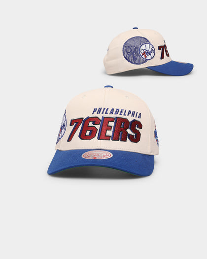 Mitchell & Ness Philadelphia 76ers '96 Draft' Pro Crown Snapback Off White