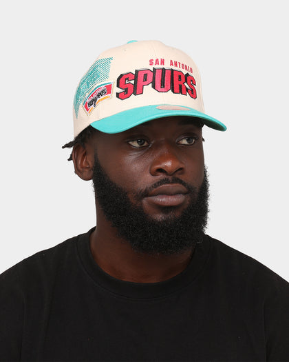 Mitchell & Ness San Antonio Spurs '96 Draft' Pro Crown Snapback Off White