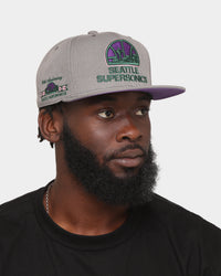 Mitchell & Ness Seattle Supersonics 'From Dusk' Fitted Grey