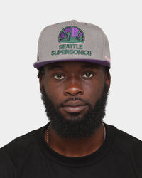 Mitchell & Ness Seattle Supersonics 'From Dusk' Fitted Grey