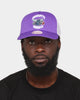 Mitchell & Ness Charlotte Hornets 'NBA Off The Backboard' Trucker Snapback Purple
