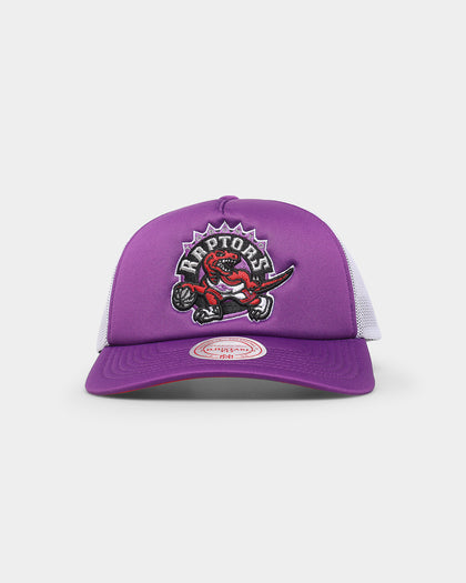 Mitchell & Ness Toronto Raptors 'NBA Off The Backboard' Trucker Snapback Purple