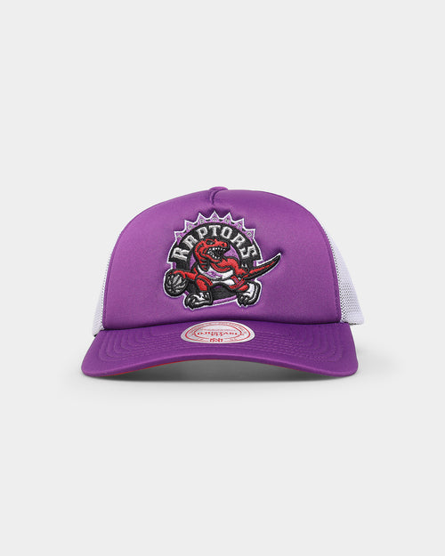 Mitchell & Ness Toronto Raptors 'NBA Off The Backboard' Trucker Snapback Purple