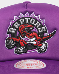 Mitchell & Ness Toronto Raptors 'NBA Off The Backboard' Trucker Snapback Purple