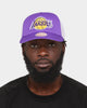 Mitchell & Ness Los Angeles Lakers 'NBA Off The Backboard' Trucker Snapback Purple
