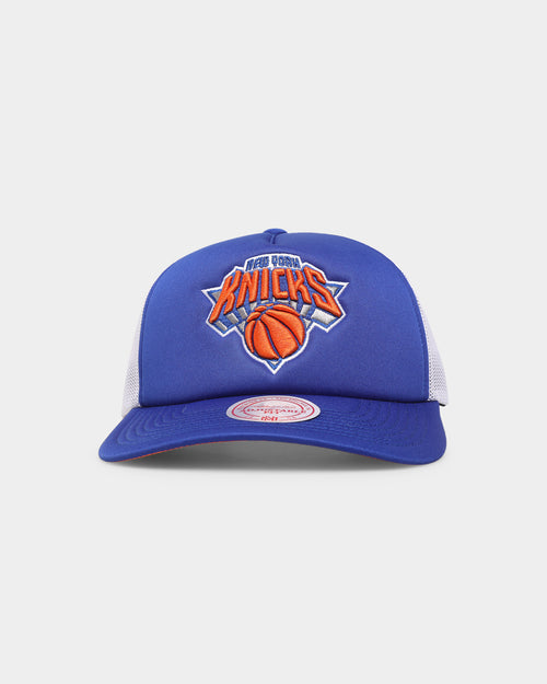 Mitchell & Ness New York Knicks 'NBA Off The Backboard' Trucker Snapback Blue