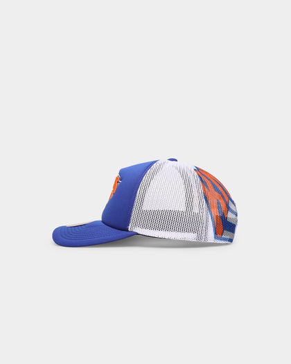 Mitchell & Ness New York Knicks 'NBA Off The Backboard' Trucker Snapback Blue