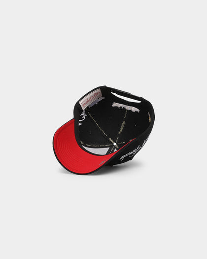 Mitchell & Ness Chicago Bulls 'Champion Wrap Classic' Pro Crown Snapback Black