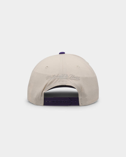 Mitchell & Ness Los Angeles Lakers 'Wool Blend' Snapback Vintage White