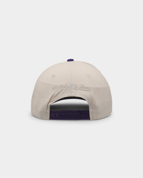 Mitchell & Ness Los Angeles Lakers 'Wool Blend' Snapback Vintage White