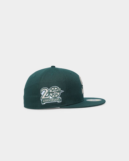 New Era Seattle Mariners 20th Anniversary "Green & Cream" 59FIFTY Fitted Dark Green