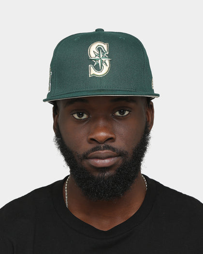 New Era Seattle Mariners 20th Anniversary "Green & Cream" 59FIFTY Fitted Dark Green