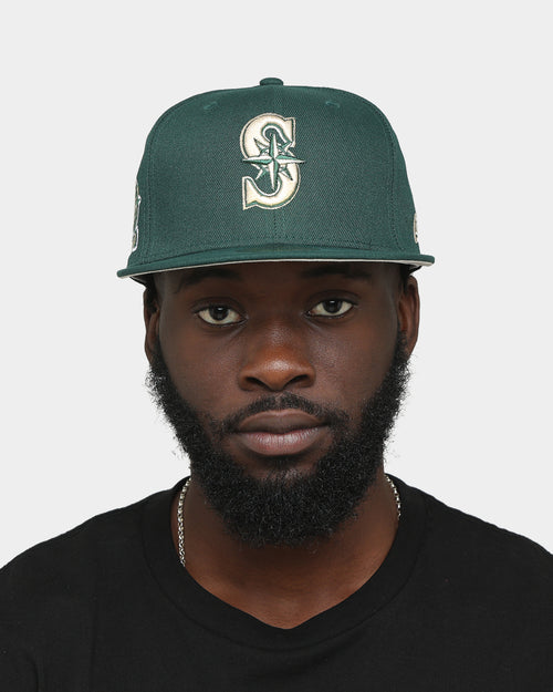 New Era Seattle Mariners 20th Anniversary "Green & Cream" 59FIFTY Fitted Dark Green