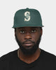 New Era Seattle Mariners 20th Anniversary "Green & Cream" 59FIFTY Fitted Dark Green