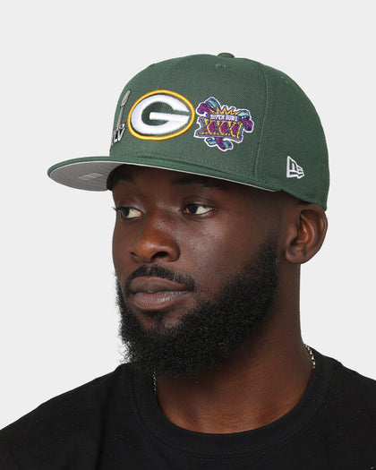 New Era Green Bay Packers 'Super Bowl Past Champions' 59FIFTY Fitted OTC