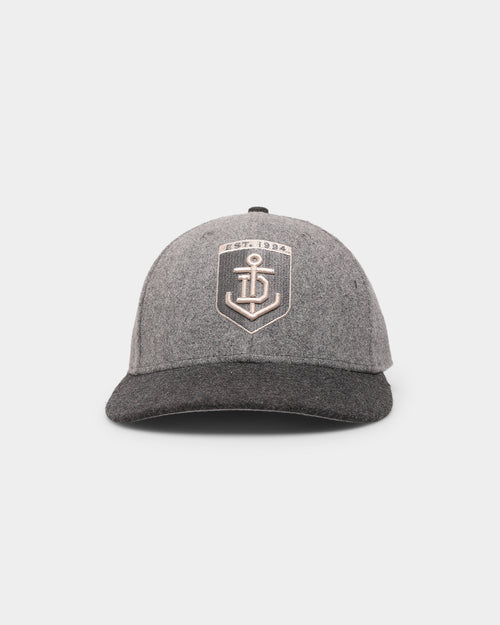 New Era Fremantle Dockers 'Melton Wool Cap' AFL '22 59FIFTY Low Profile Fitted Dark Grey
