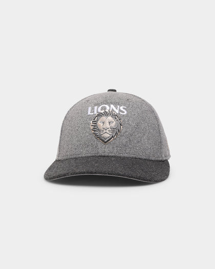 New Era Brisbane Lions 'Melton Wool Cap' AFL '22 59FIFTY Low Profile Fitted Dark Grey