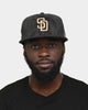 New Era San Diego Padres Black Tan Suede  59FIFTY Fitted Black/Tan