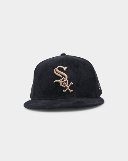 New Era Chicago White Sox Black Tan Suede 59FIFTY Fitted Black/Tan