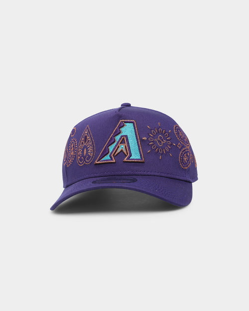 New Era Arizona Diamondbacks 'OG Team Paisley Embroidery' 9FORTY A-Frame Snapback Original Team Colours