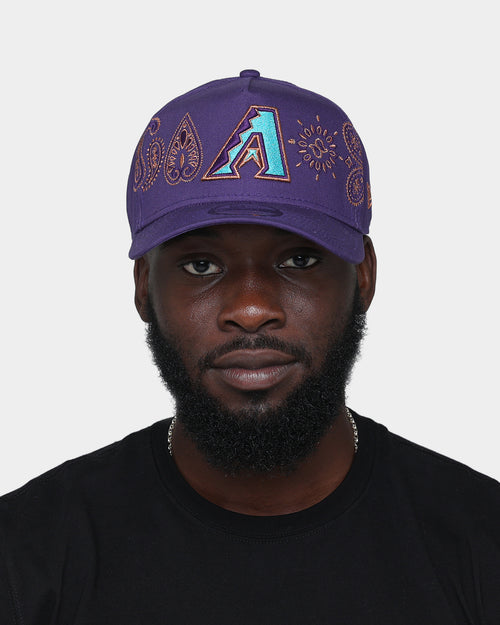 New Era Arizona Diamondbacks 'OG Team Paisley Embroidery' 9FORTY A-Frame Snapback Original Team Colours