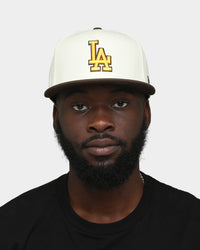 New Era Los Angeles Dodgers 'Cereal' 59FIFTY Fitted Chrome White/Walnut