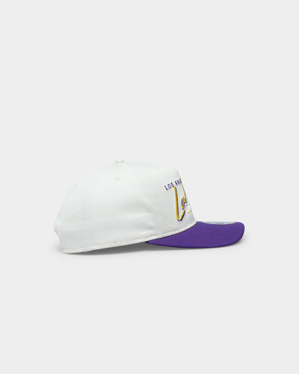 New Era Los Angeles Lakers Chrome Old Golfer White/Purple