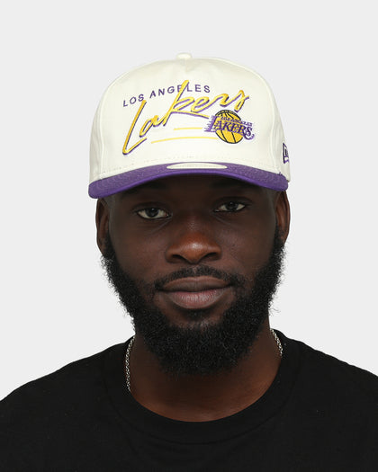 New Era Los Angeles Lakers Chrome Old Golfer White/Purple
