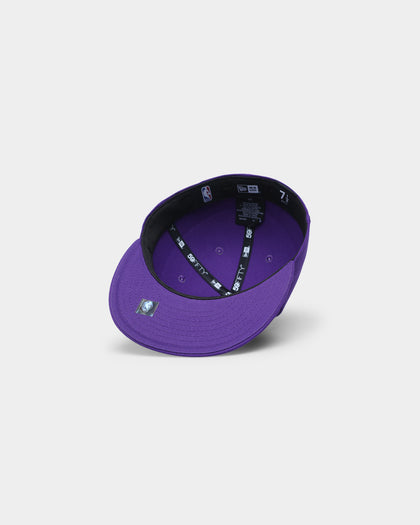 New Era Los Angeles Lakers Two Logo Original Team Colours 59FIFTY Fitted Purple
