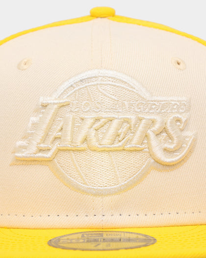 New Era Los Angeles Lakers 'Tonal Two-Tone' 59FIFTY Fitted Light Beige