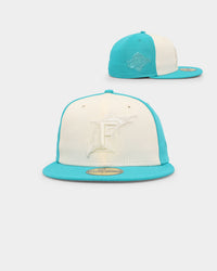 New Era Florida Marlins 'Tonal Two-Tone' 59FIFTY Fitted Light Beige