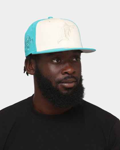 New Era Florida Marlins 'Tonal Two-Tone' 59FIFTY Fitted Light Beige