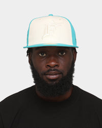 New Era Florida Marlins 'Tonal Two-Tone' 59FIFTY Fitted Light Beige