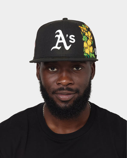 New Era Oakland Athletics 'State Flower' 59FIFTY Fitted Black/Floral