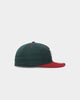 New Era New York Mets 'Beets & Greens' 59FIFTY Retro Crown Fitted Dark Green/Cardinal